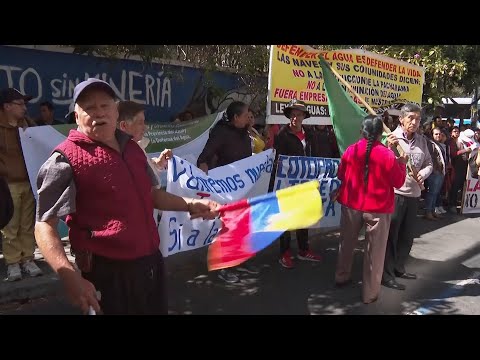 Ecuadorians say decree 754 will damage the environment