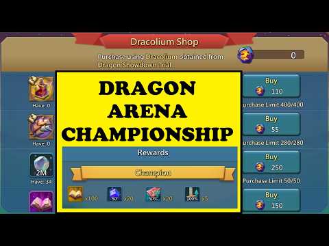 Lords Mobile - DRAGON ARENA CHAMPIONSHIP?  Upcoming tournament style event in Dragon Arena
