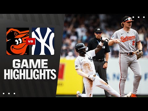 Orioles vs. Yankees Game Highlights (6/22/25) | MLB Highlights