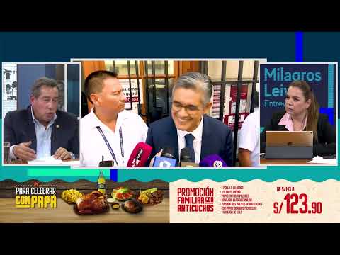 Milagros Leiva Entrevista - JUN 19 - 2/3 - JOSÉ DOMINGO PÉREZ INTENTA SILENCIAR A LA PRENSA | Willax