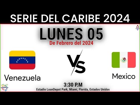 Venezuela Vs México en la Serie del Caribe 2024 - Miami