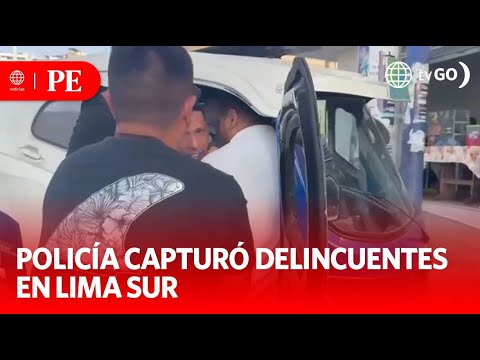 Capturan a delincuentes que operaban en distritos de Lima Sur | Primera Edición | Noticias Perú