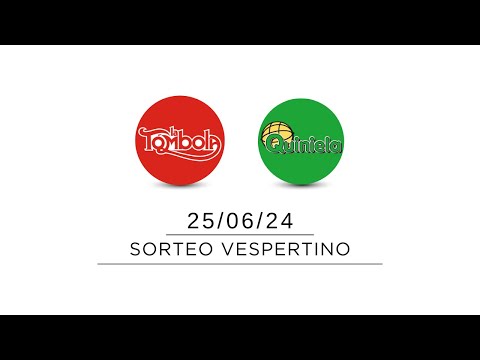 Sorteo Vespertino de Quiniela y Tómbola -25/06/2024