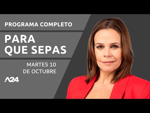 Santiago Cafiero + Cómo es vivir en los bombardeos #ParaQueSepas l PROGRAMA COMPLETO 10/10/2023