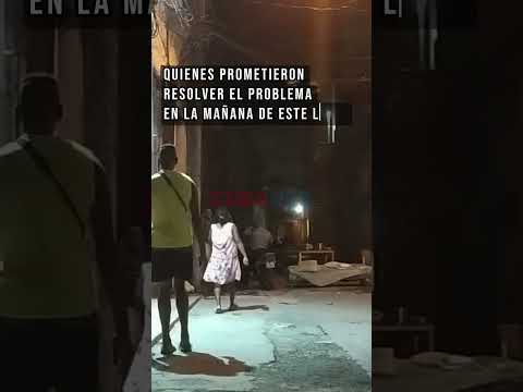 De noche, con GRITOS y bloqueando una CALLE: la más reciente PROTESTA en La Habana
