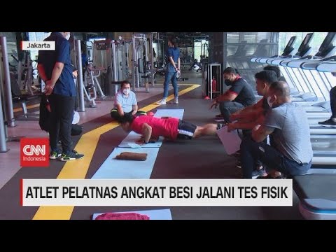 Atlet Pelatnas Angkat Besi Jalani Tes Fisik