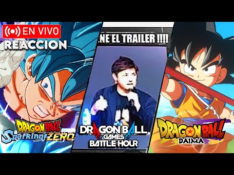 REACCIONO NUEVO TRAILER de Dragon Ball Sparking Zero, Dragon Ball Daima + Anuncio de DBG Battle Hour