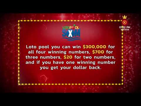 King Lottery SXM EN VIVO ? Resultados Sábado 04 Mayo 2024 - 07:30PM