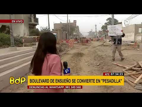 Ate: Construcción de Boulevard es una “pesadilla” para vecinos