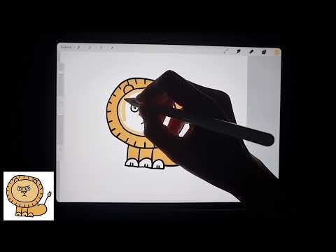 How-to-draw-Lion-วิธีวาดสิงโต