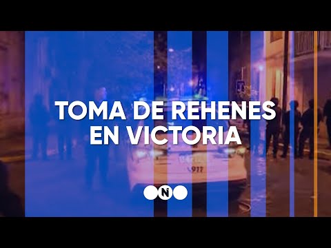 TOMA de REHENES en Victoria: SE ENTREGÓ el CAPTOR - Telefe Noticias