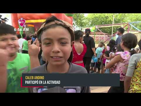 Niñez de Managua disfrutó de una tarde con juegos tradicionales - Nicaragua