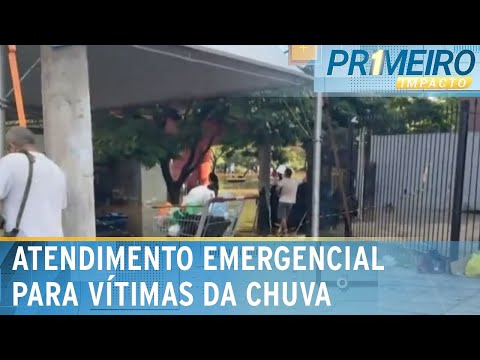 RS: Ponto de atendimento emergencial é erguido em Porto Alegre | Primeiro Impacto (06/05/24)