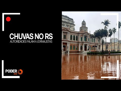 Ao vivo: Autoridades falam a jornalistas sobre as chuvas no RS