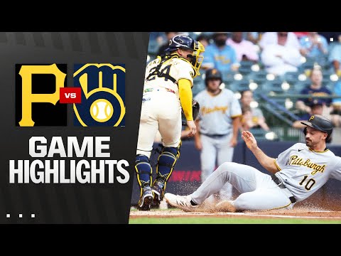 Pirates vs. Brewers Game Highlights (6/23/25) | MLB Highlights
