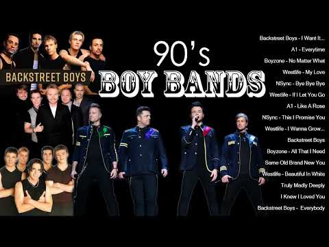 90 s BOYBANDS   Backstreet Boys, Boyzone, Westlife, NSync, Westlife, BSB, A1, Blue