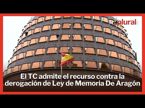El TC admite el recurso de Sánchez contra la derogación de Ley de Memoria De Aragón