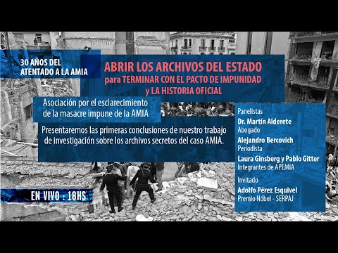 30 años de impunidad: Apemia presenta informe sobre la AMIA