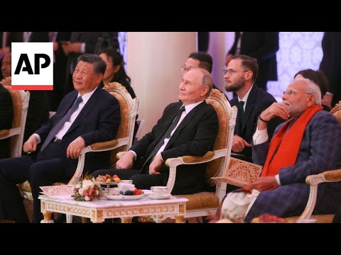 Putin hosts China’s Xi Jinping and India’s Narendra Modi at BRICS summit in Russia