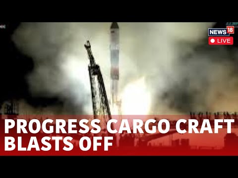 Progress Cargo Craft Launches To The International Space Station | News18 Live | Kazakhstan | N18G