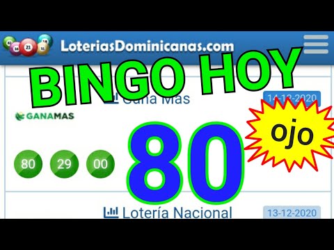 RESULTADOS de HOY..!! (( 80 )) BINGO HOY..!! Loteria GANA MÁS  de HOY...! GANAR LAS LOTERIAS HOY