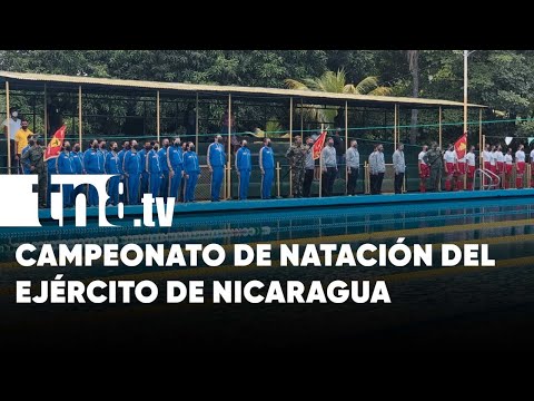 Más de 200 atletas en Campeonato de Natación del Ejército de Nicaragua