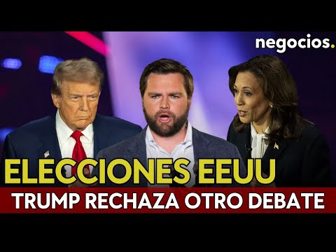 ELECCIONES EEUU: Trump descarta otro debate, Kamala insiste y JD Vance contra Apple