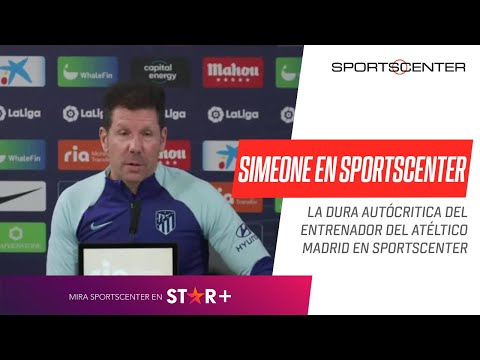 EL QUE ESTÁ FALLANDO ES EL ENTRENADOR: la DURA AUTOCRÍTICA de Diego #SIMEONE en #SportsCenter