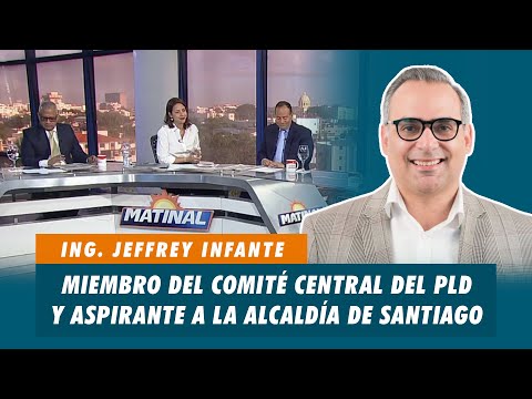 Ing. Jeffrey Infante, Miembro del comité Central del PLD y aspirante a la alcaldía de Santiago