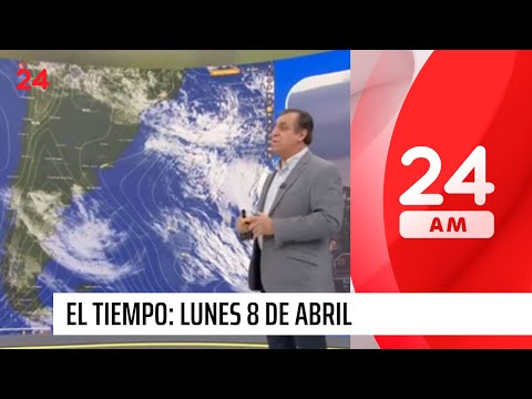 El tiempo con Iván Torres: lunes 8 de abril de 2024 | 24 Horas TVN Chile