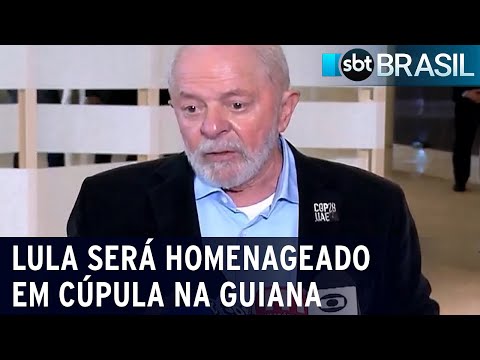 Lula será homenageado em Cúpula da Comunidade do Caribe, na Guiana | SBT Brasil (27/02/24)