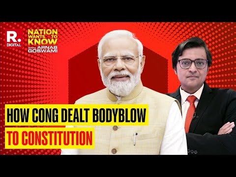 How Congress Attacked Constitution Physically & In Spirit PM Modi Explains
