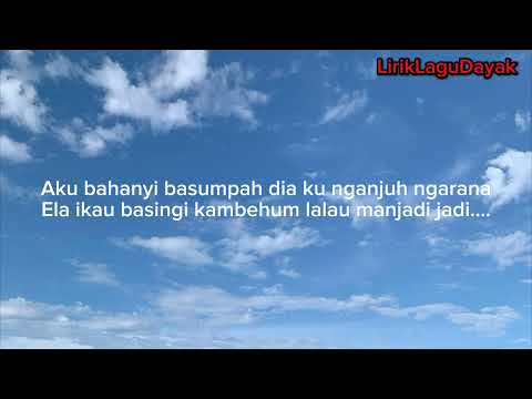 Lirik lagu dayak Ela Singi Singi vocal Amelia Santy#lagudayakkalteng #lagudayakviral #liriklagu