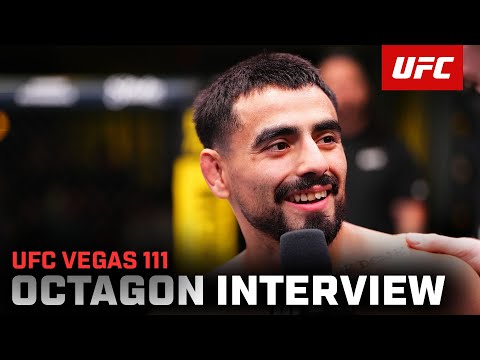 Jospeh Morales Octagon Interview | UFC Vegas 111