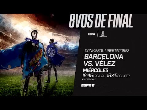 Barcelona VS. Vélez - CONMEBOL Copa Libertadores 2021 - Octavos - ESPN2 PROMO