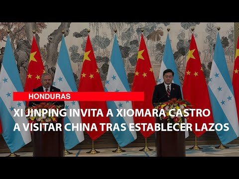 Xi Jinping invita a Xiomara Castro a visitar China tras establecer lazos