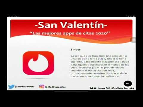 El experto en Tecnología Juan Medina con el tema: San Valentín, Las mejores apps de citas 2020