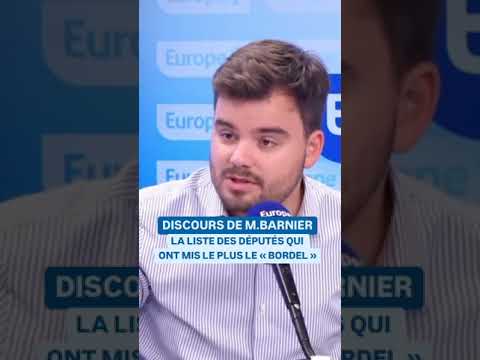 La liste des députés LFI les plus bruyants lors de Michel Barnier #shorts #radio #politique