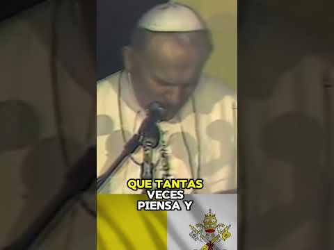 |? SAN JUAN PABLO II habla a los NIÑOS ENFERMOS #sanjuanpabloii #juanpabloii #papa