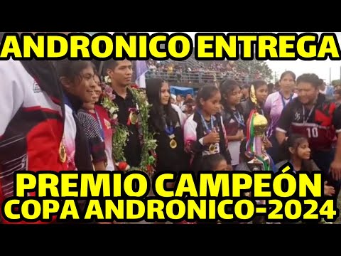 SENADOR ANDRONICO RODRIGUEZ PARTICIPO DE LA COPA ANDRONICO-2024 ..