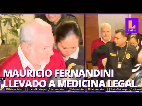 Mauricio Fernandini fue trasladado al Instituto de Medicina Legal
