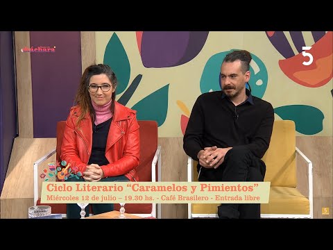 Beatriz Piñeyro y Bruno Cabrera presentaron el Ciclo Literario Caramelos y Pimientos | 10-07-2023