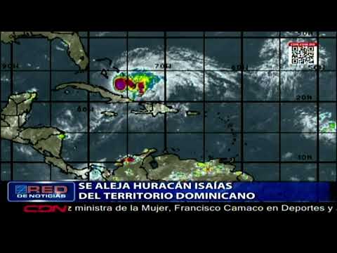 Se aleja huracán Isaías del  territorio dominicano; Onamet descontinúa avisos
