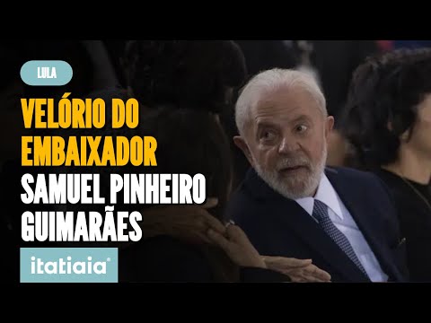 LULA COMPARECE AO VELÓRIO DO EMBAIXADOR SAMUEL PINHEIRO GUIMARÃES