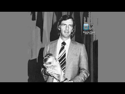 Homenaje a César Luis Menotti, el DT campeón del mundo con la Selección argentina en 1978