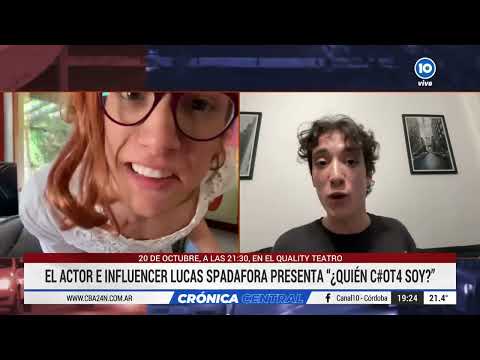 El actor e influencer Lucas Spadafora se presenta en Córdoba