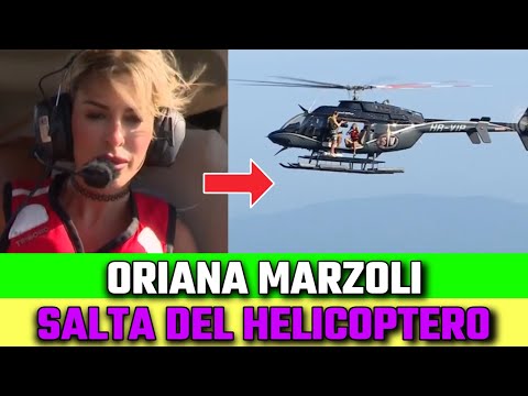 ¡IMPRESIONANTE!: Oriana Marzoli SORPRENDE como NUNCA antes con su SALTO desde el HELICÓPTERO