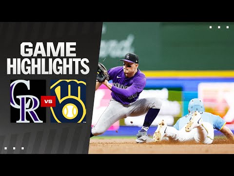 Rockies vs. Brewers Game Highlights (9/6/24) | MLB Highlights