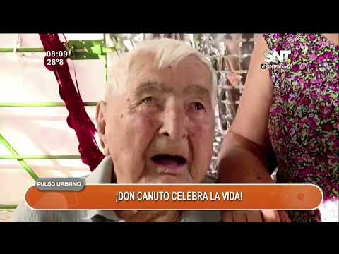 ¡Don Canuto festeja sus 108 años!