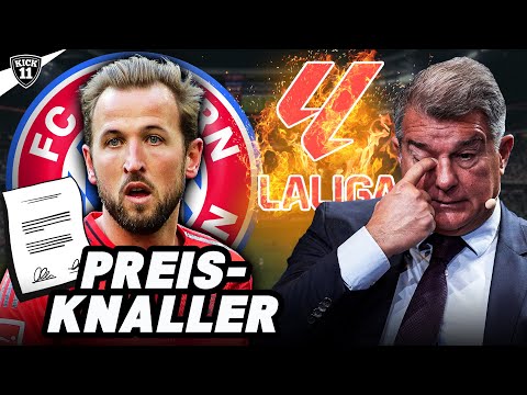 SCHNÄPPCHEN-KLAUSEL bei KANE! Ist LA LIGA PLEITE?! | KickNews